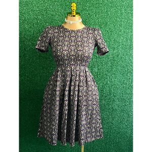 Lularoe Women's A-Line Dress Multi-Color Size XS